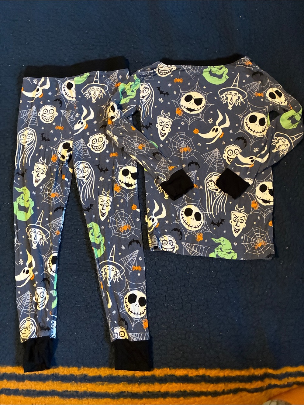 Little Sleepies Disney Jack Halloween Character Pajama Set - Picture 2 of 4